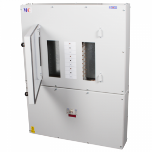 6 Way 250A Triple Pole and Neutral MCCB Panel board Complete with 250A Four Pole Switch Disconnector Incomer Fitted - Image 1