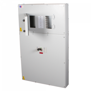 4 Way 800A Triple Pole and Neutral MCCB Panel board Complete with 630A Four Pole Switch Disconnector Incomer Fitted - Image 1