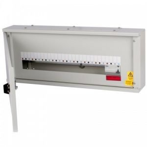 8 Way Triple Pole and Neutral ABX Range MCB Distribution Board Complete with 100A Four Pole 30mA RCD Incomer Fitted - Image 1