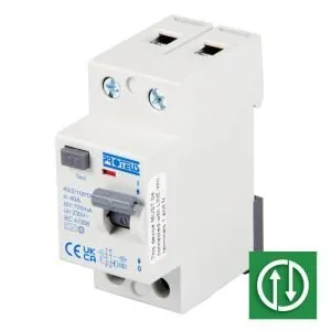 40A 2 Pole 100mA Type A Bidirectional RCD