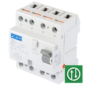 40A 4 Pole 100mA Type A Bidirectional RCD - Image 1
