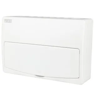 10 Way 100A DP Isolator Incomer Variable RCD Metalclad Consumer Unit c/w 10 B Curve MCBs - Image 3