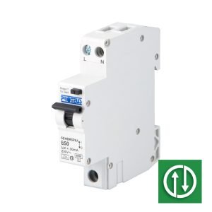 50A 1 Mod Bidirectional Compact RCBO 4.5kA B Curve 30mA Type A - Image 1