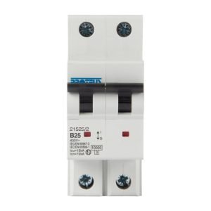25A DP MCB 15kA B Curve - Image 2