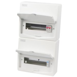 19 Way 100A DP Double Bank Metalclad Consumer Unit
