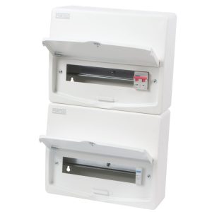 23 Way 100A DP Double Bank Metalclad Consumer Unit