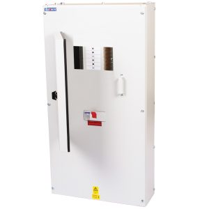 4 Way 200A Triple Pole and Neutral BX Range MCB Distribution Board Complete with 200A Triple Pole Switch Disconnector Incomer Fitted - Image 1