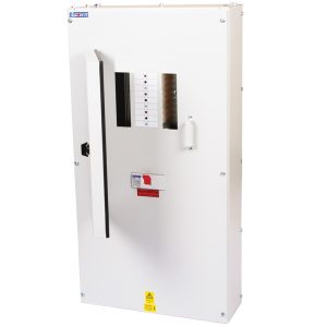 6 Way 200A Triple Pole and Neutral BX Range MCB Distribution Board Complete with 200A Triple Pole Switch Disconnector Incomer Fitted - Image 1